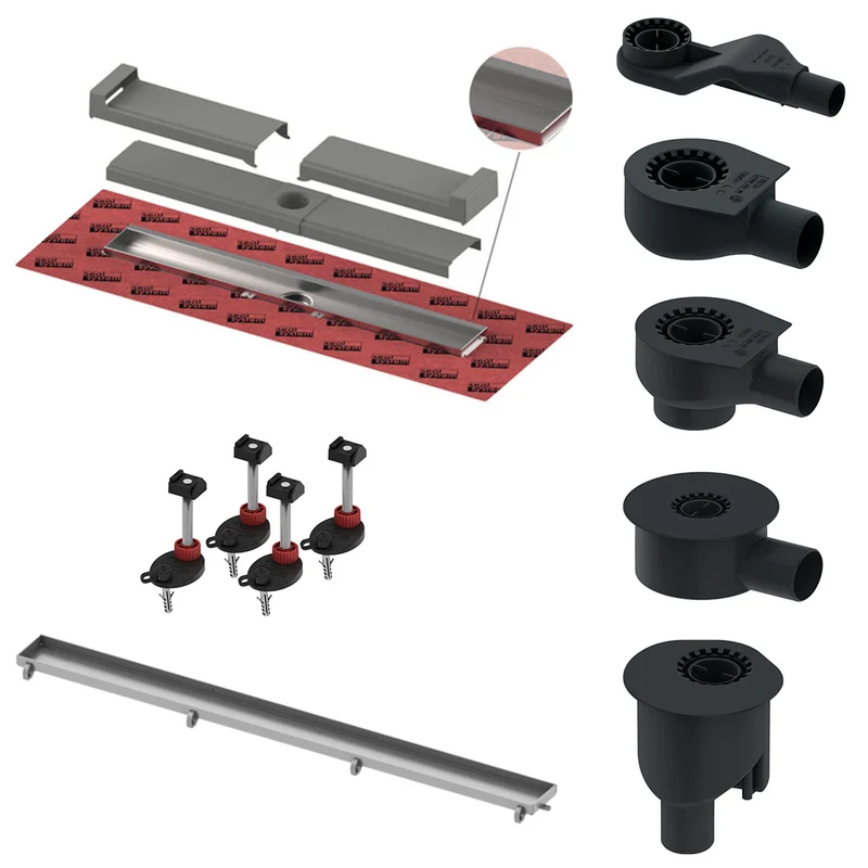 TECE-Drainline-Evo-Duschrinne-Plate-Wandfliesenauflage-Abdeckung-Fliese